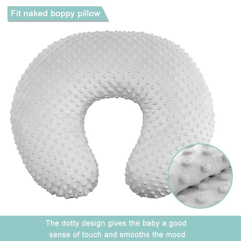 Owlowla Nursing Pillow Cover, Breastfeeding Pillow Slipcover Fits Nursing Pillow for Baby Boy Girl(Black) - Image 2