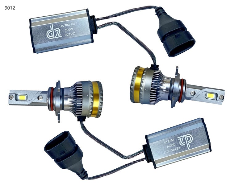autofriend مصباح أمامي LED، 40000 لومن، 6000 كلفن أبيض بارد، مقاوم للماء IP67 (d2-A5Pro-200w-9012) - Image 5