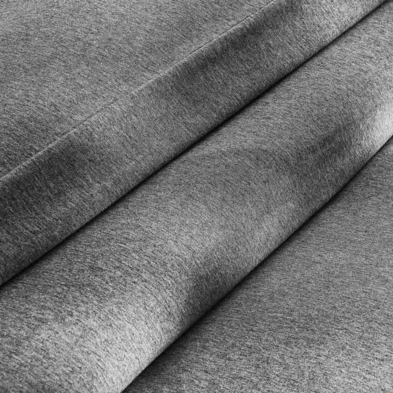 Pan Home Supersoft Heather Jersey 3-piece King Duvet Cover Set 230x220cm - Grey - Image 4