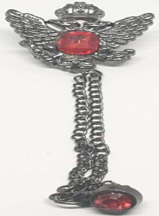Reena Designer Eye Catching Stone Studded Brooch for Men and Women Suits Dresses Sherwani Blazer et - Image 3