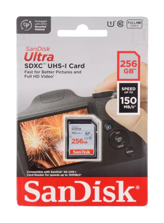 sandisk 256 GB Ultra SDXC UHS-I Class10 Memory Card - 150MB/s for DSLR and Mirrorless Cameras SDSDUNC-256G-GN6IN - Image 2