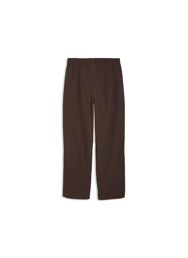 Puma Chocolate Brown WARDROBE Essentials Relaxed Cargo Pants Men for Men | Best Price UAE
