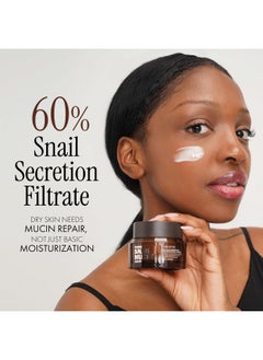 LABIOTTE LABIOTTE Premium Snail Mucin Cream | Korean Skin Care Moisturizer Face Cream for Women & Men w/ 60% Snail Mucin Essence | Hypoallergenic Face Moisturizer | Hydrating Moisturizer (1.69 fl oz)  - Image 2