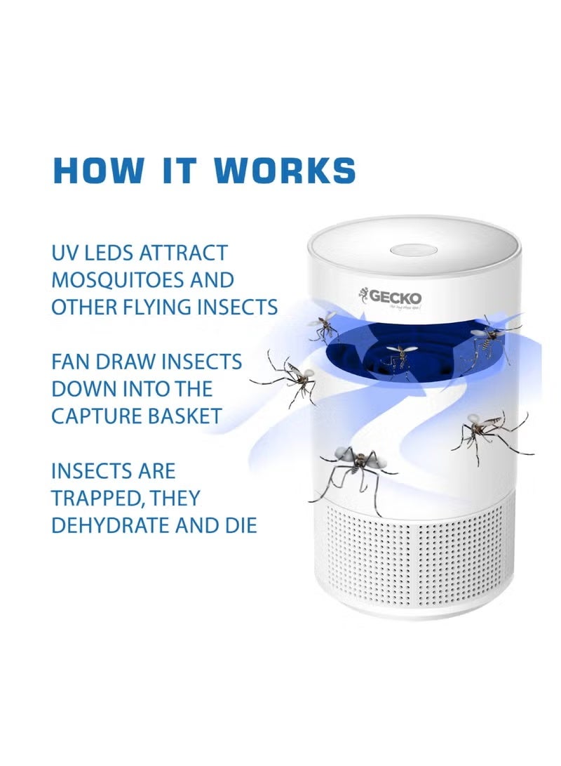 جيكو مصيدة الحشرات الإلكترونية جيكو (20.8 × 20.8 × 24.6 سم) - Image 2