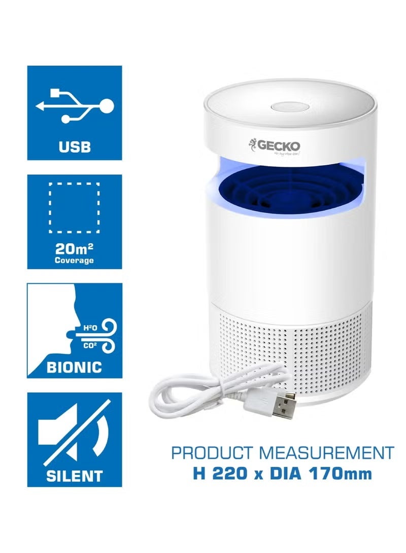 جيكو مصيدة الحشرات الإلكترونية جيكو (20.8 × 20.8 × 24.6 سم) - Image 4