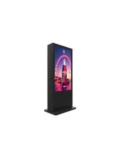 qbit 55 Inches Kiosk Interactive Outdoor Floor Standing Capacitive Touch 4K UHD, Cloud Control, HDMI/USB Port, LAN/Wifi, Embedded W10 Intel C i7 16Gb 256Gb  - Image 4