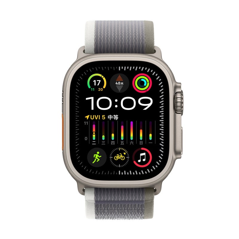 erorex Nylon Watch Band For Apple Watch 42Mm / 41Mm / 40Mm / 38Mm (Grey Green) - Image 2