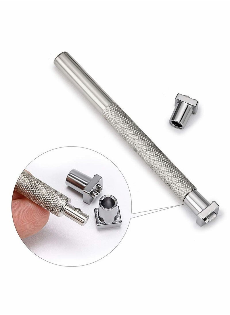 Excefore Leather Craft Punch Tool, Capital Letters and Numbers Punch Handle for Leather Art Craft (6.5mm - 36 Pieces)  - Image 3