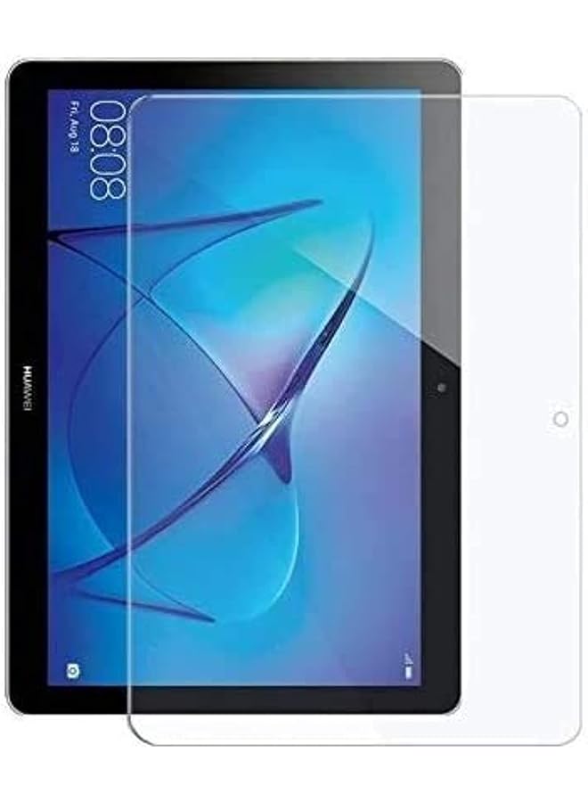إيروريكس واقي شاشة شفاف من الزجاج المقوى بتغطية كاملة لجهاز Huawei Mediapad T3 مقاس 10.0 بوصة، بحافة مستديرة، صلابة شفافة للغاية ومقاومة للخدش - Image 1