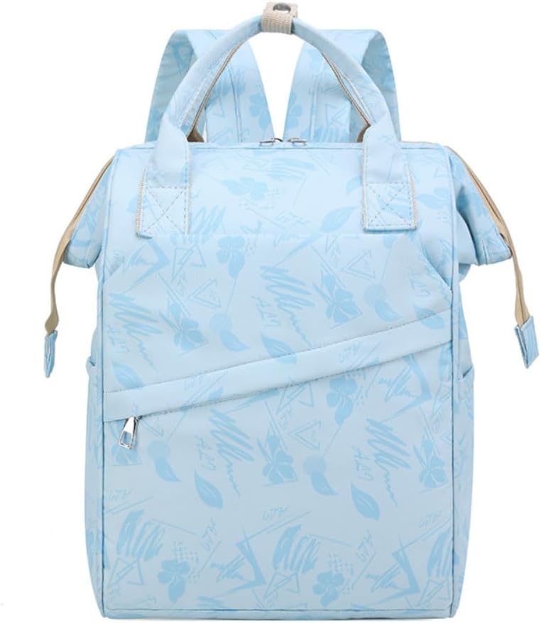 turtees Stylish Waterproof Diaper Bag Backpack with Multiple Pockets - Blue - Image 1