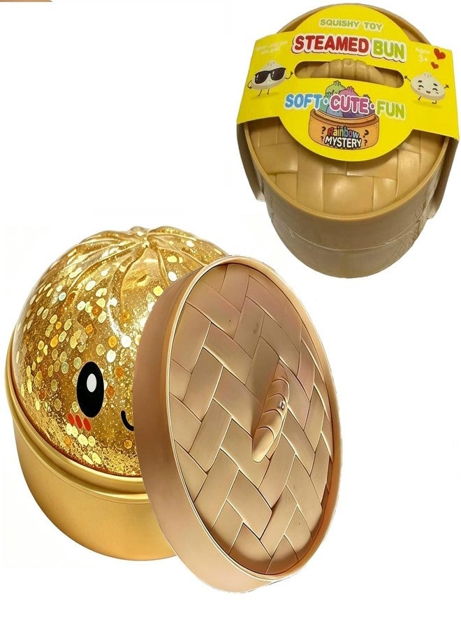 ZTSGU Mystery Dumpling Squishies Box, Mini Dumplings Balls Relief Fidget Sensory Squeeze Toys for Teens & Adults Anxiety & Stress Relief.(Gold) - Image 5