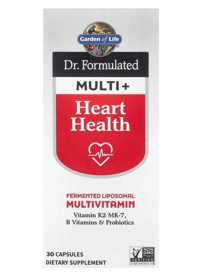 Garden of Life Dr. Formulated Multi+ Heart Health 30 Capsules 