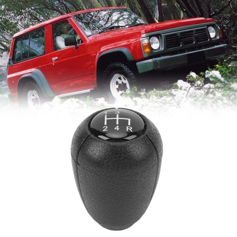 Gear Shifter Knob: 1987-1995 Safari Patrol Y60 GQ, Ergonomic Design, Sensitive Shifting - Premium ABS Material, Scratch Proof, Easy Installation for Car Interior Decoration & Performance Enhancement - Image 1
