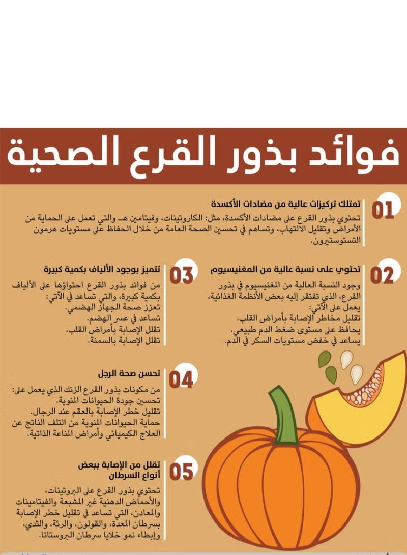 كلينز بذور القرع ( اليقطين ) الطبيعية 100% - 250 جرام - Image 2