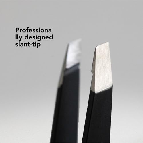 Cleverman Precision Slant Tweezer – Expert Eyebrow and Facial Hair Removal, Ideal for Ingrown Hair & Splinters, Travel Tweezer - Image 5