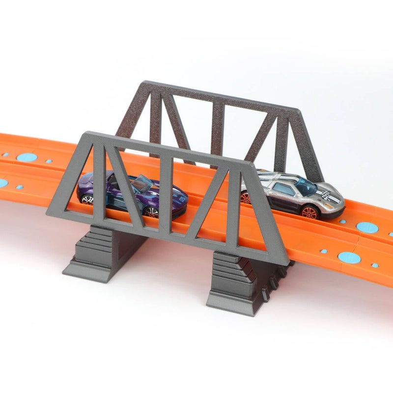 WSBXBB Bridge Double Lane Compatible with hot Wheel Track Bridge Only - Image 3