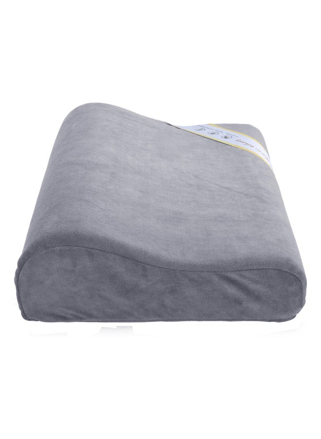 AL SANIDI Medical pillow with memory foam filling, Anti-Bacterial Neck and Shoulder Support Pillow, Gray, Size 30*47 Cm  - Image 4