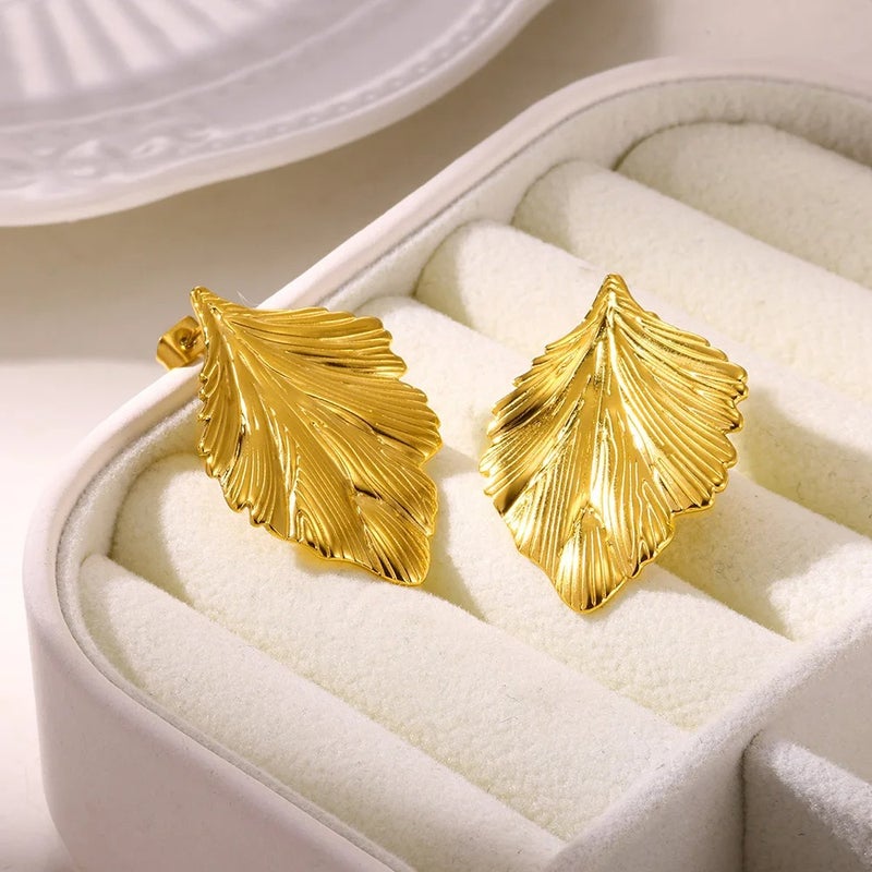 حلق أستانليس ستيل ذهبي - Image 4