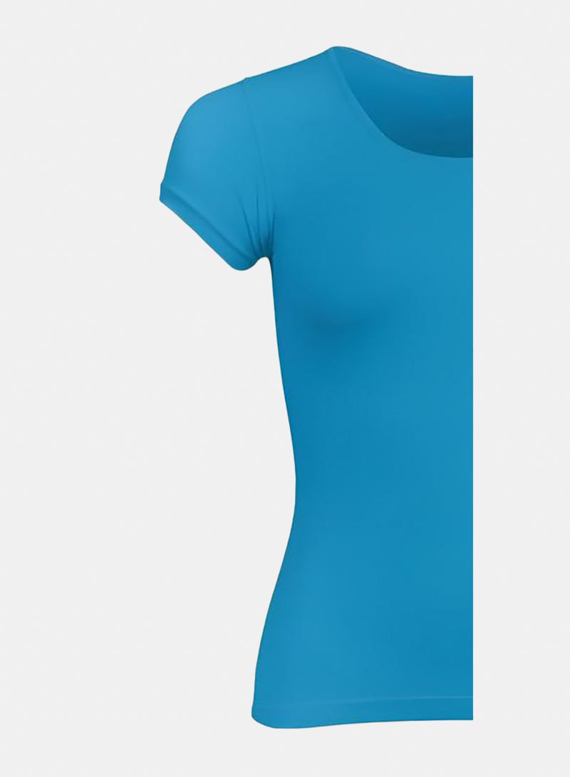 Silvy Lycra Lucy Half Sleeves Round Neck Top - Image 3