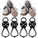 WBCBEC WBCBEC 2 Pairs Non Slip Gripper Spike Ice Traction Cleats Walk Traction Cleat Durable Ice Snow Grips for Shoes, Boot - Image 2