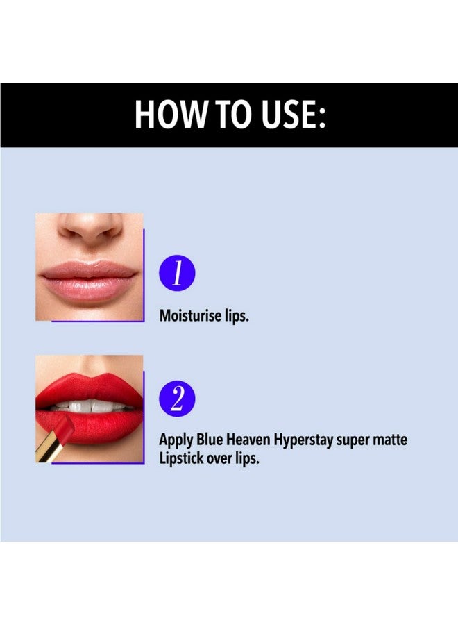 بلو هيفن أحمر شفاه هايبر ستاي سوبر مات من بلو هيفن، كاراميل كالت - 714، 2 جم - Image 5