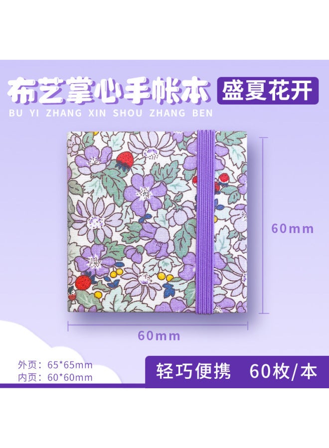 Flying Bird Feile Bird Fabric Watercolor Book 300g Art Student Painting Square Hand Account Book Fine Grain Mini Portable Painting Book - Image 1