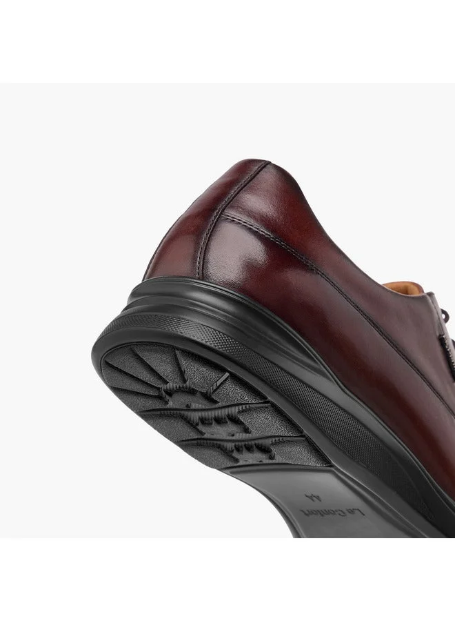 Le Confort Men Solid Derby Shoes with Lace-Up Closure