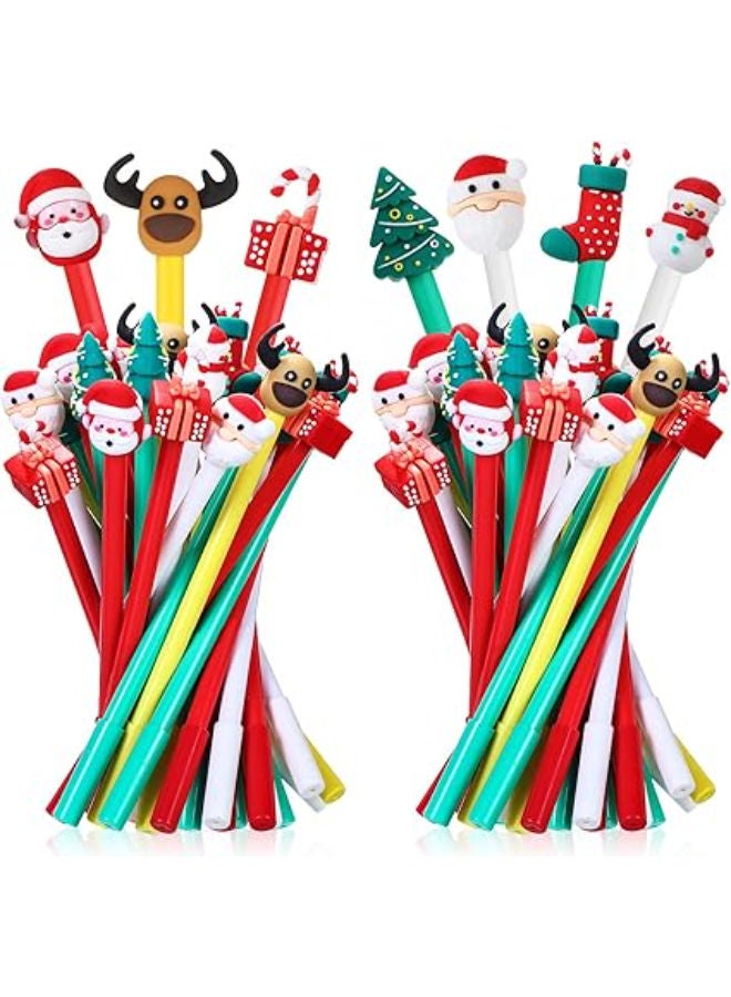 100 pieces - Christmas Gel Ink Rollerball Pens - Image 1