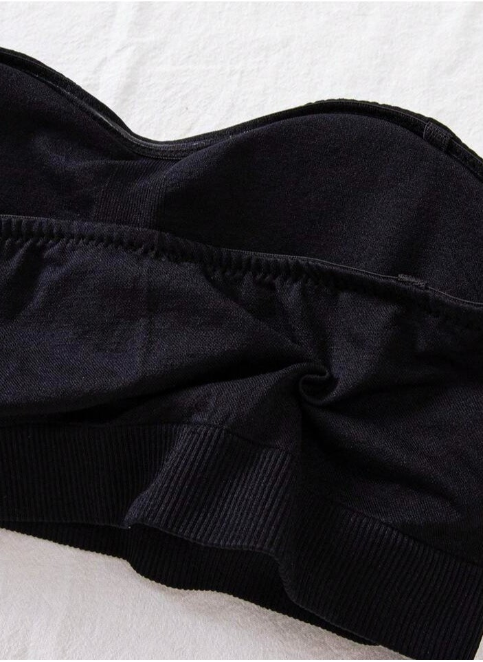 Generic - Women's Seamless Padded Non-Wired Bra With Silicone Strap - Image 1