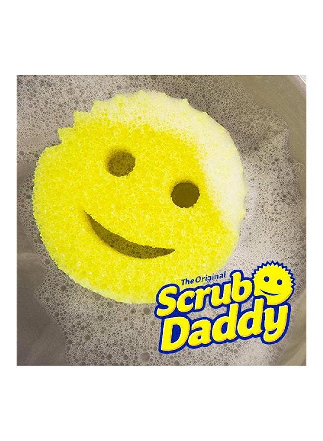 Scrub Daddy All Purpose Cleaning Sponge - Scratch Free Scrubber for Dishes and Home, Odor Resistant, Soft in Warm Water, Firm in Cold, Deep Cleaning Kitchen and Bathroom, Multi-use, Dishwasher Safe, Set Of 4. - Image 3