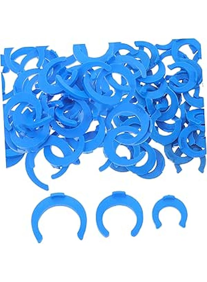 Blue Water Filter Clips 320pcs Quick Connect Fittings Locking Clip for Purifier Hose Secure Installation - Image 1