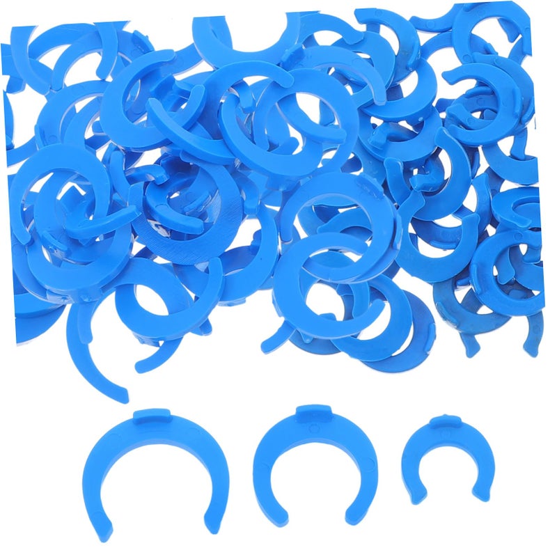 Blue Water Filter Clips 320pcs Quick Connect Fittings Locking Clip for Purifier Hose Secure Installation - Image 2