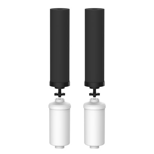 Waterdrop NSF/ANSI 42&372 Standard Gravity Water Filter, Replacement for Berkey® BB9-2® Black Filters & PF-2® Fluoride Filters, Berkey® Gravity Water Filter System and Waterdrop King Tank Series - Image 1