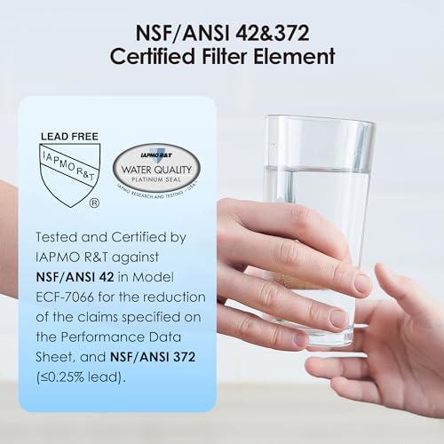 Waterdrop NSF/ANSI 42&372 Standard Gravity Water Filter, Replacement for Berkey® BB9-2® Black Filters & PF-2® Fluoride Filters, Berkey® Gravity Water Filter System and Waterdrop King Tank Series - Image 3