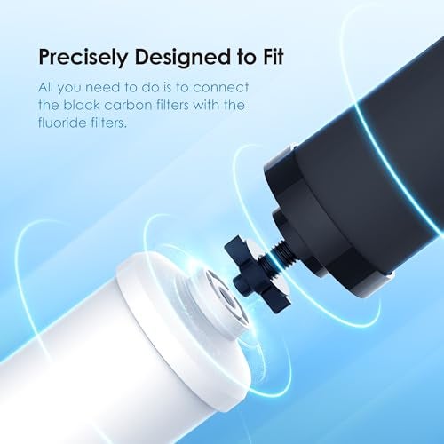 Waterdrop NSF/ANSI 42&372 Standard Gravity Water Filter, Replacement for Berkey® BB9-2® Black Filters & PF-2® Fluoride Filters, Berkey® Gravity Water Filter System and Waterdrop King Tank Series - Image 5