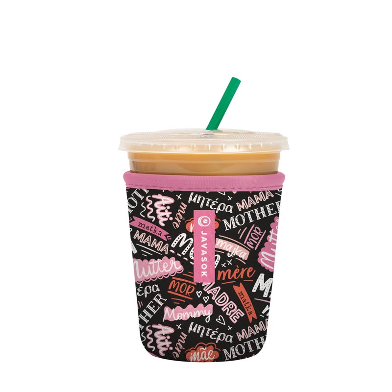 Sok It Java Sok Iced Coffee & Cold Soda Insulated Neoprene Cup Sleeve (Mom Love  Small: 16-20oz) - Image 1