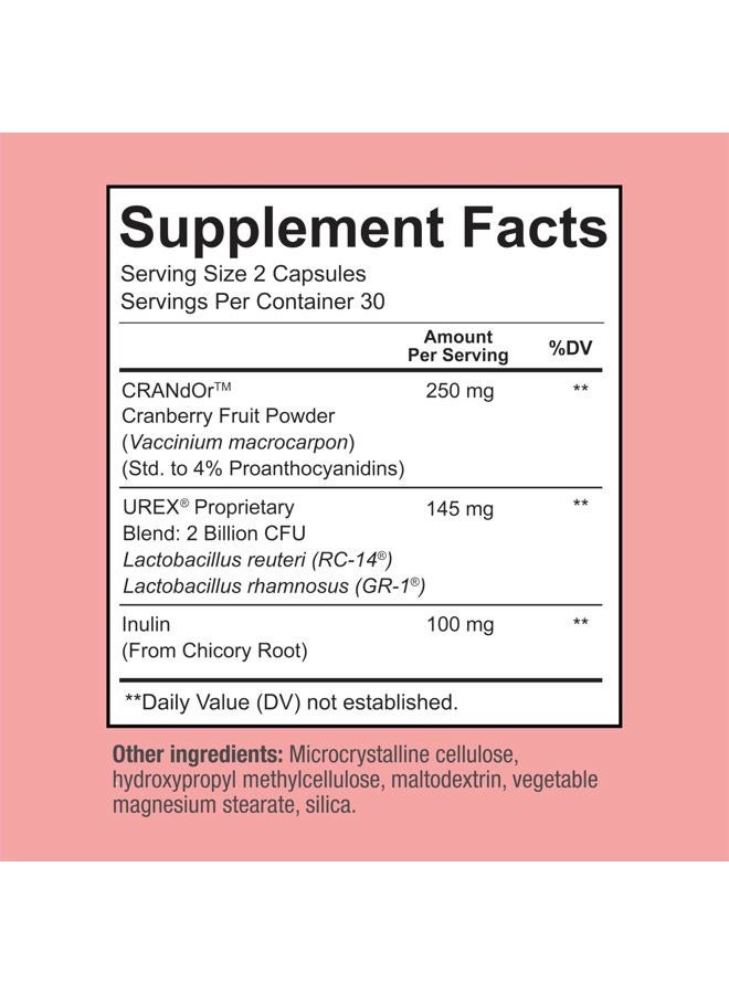 Sunergetic Premium Vaginal Probiotics for Women – Clinically Studied Lactobacillus Vaginal Probiotic with Prebiotic & Cranberry to Balance PH, Reduce Odor, Urinary Tract Support & Feminine Health – 60 Capsules - Image 2