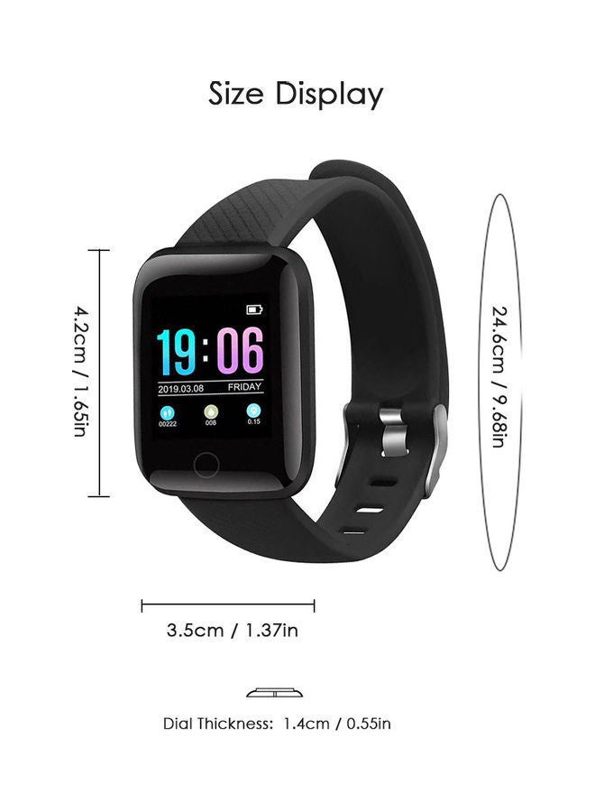 نيبمينينت سوار ساعة ذكية مقاوم للماء أسود - Image 2