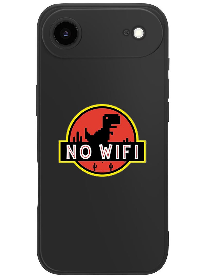 Theodor Protective Slim Fit Case Liquid Silicone Cover with Full Body Protection Anti-Scratch Shockproof Case For Apple iPhone 17 Air (Black) No wifi - Image 1