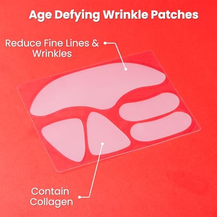 Masque Bar Age Defying Facial Wrinkle Patches - Anti-Wrinkle Patches with Retinol, Collagen & Hyaluronic Acid - Forehead Wrinkle Patches, Face Lift Patches, Korean Skincare for Skin Firming & Plumping - Image 3