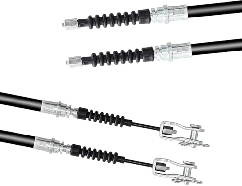 LEAPGOMAX Golf Cart Club Car DS Brake Cables fit DS G&E 2000 Up, 42 inch Drive and Passenger Side OEM 102022101, 1020221-01, 1019907 - Image 4