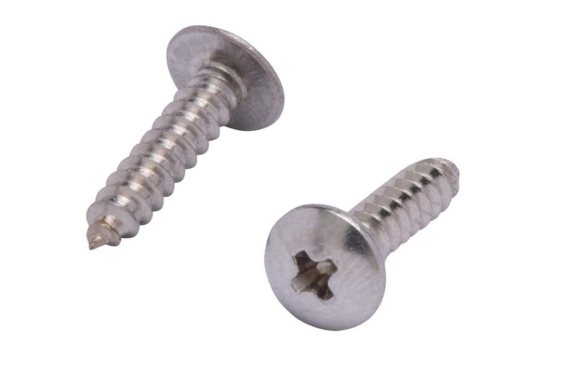 Bolt Dropper #4 X 1/2 inch Stainless Truss Head Phillips Wood Screw (100 Piece) 18-8 (304) Stainless Steel Screws, ssd Screws - Image 1