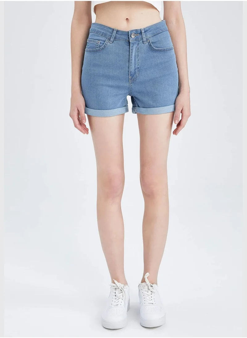 DeFacto Basic Mini Jean Shorts