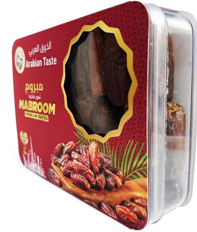 **تمر مبروم فاخر من Arabian Taste، علبة هدايا دبي، غني بالعناصر الغذائية، عبوة 400 غرام** - Image 2