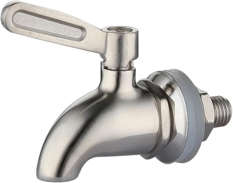 6 Pieces Slive Stainless Steel Beverage Dispenser Faucet Tap For Wine Beer Barrel - Image 2