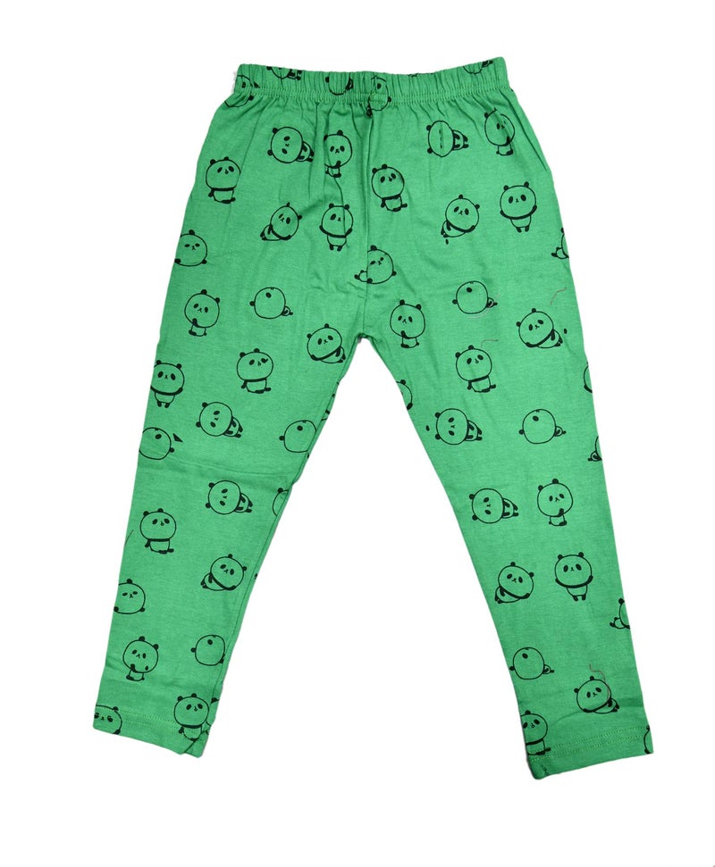 indi weaves IndiWeaves Girls Pure Cotton Stylish Printed Capris 3/4th Pants (Pack of 5) Green,Yellow,Maroon,Pink,Red - Image 2