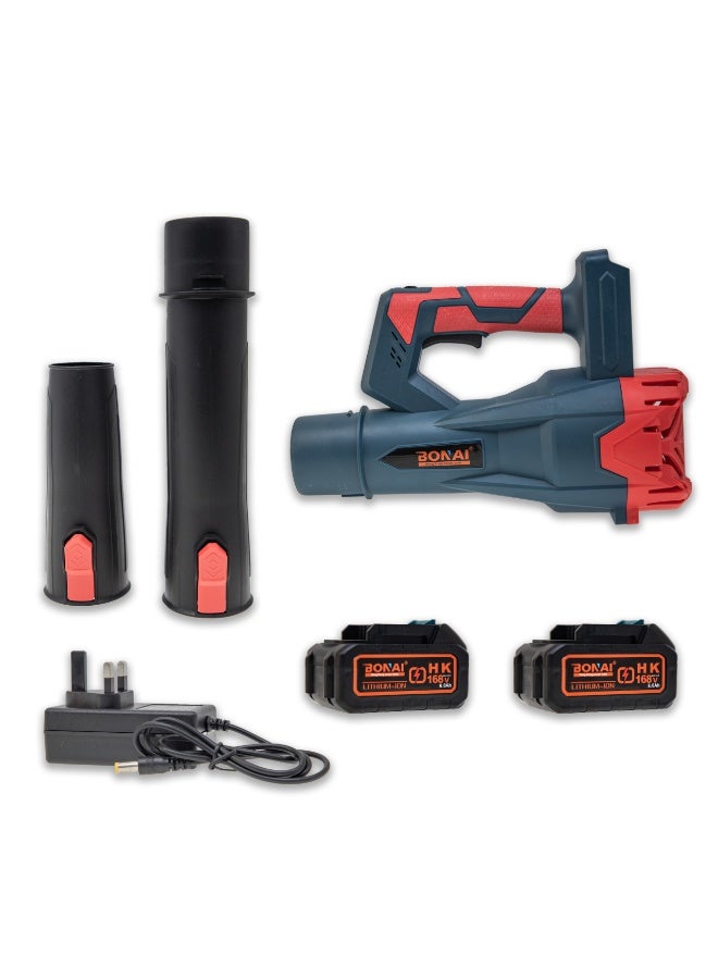 بوناي منفاخ هواء لاسلكي عالي السرعة يعمل بالليثيوم بقوة ١٦٨ فولت، وسرعة ٢٨٠٠٠ دورة في الدقيقة، وبطارية ٦.٠ أمبير/ساعة، وقوة رياح ٧٥٠ غرام، وأداة تنظيف غبار محمولة للمنزل، والورشة، والسيارة، والمكتب - BN-HK93 - Image 1