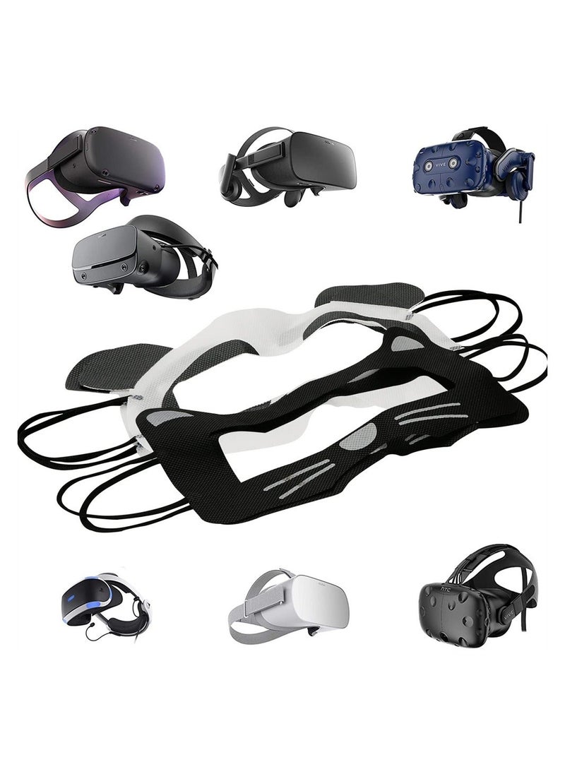 Generic 100Pcs Cartoon Disposable VR Eye Mask for Oculus Quest 2 Quest Pro PSVR2, Skin-Friendly, Breathable, Soft, Comfortable, and Hygienic VR Universal Mask (Panda+Black Cat)  - Image 3