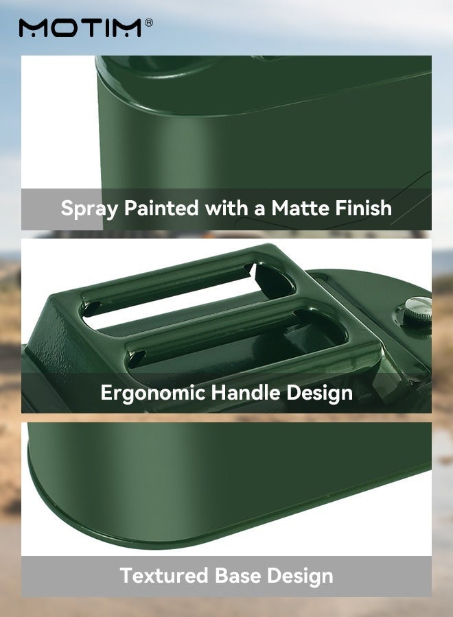 Motim Jerry Can - 10L, Heavy-Duty Empty Fuel Tanks with Rubber Gasket and Leak-Proof Construction, Ideal for Gasoline, Diesel, Water, Vehicles, Outdoor, Workshop, Liquid Storage, and Emergency Use - Image 5