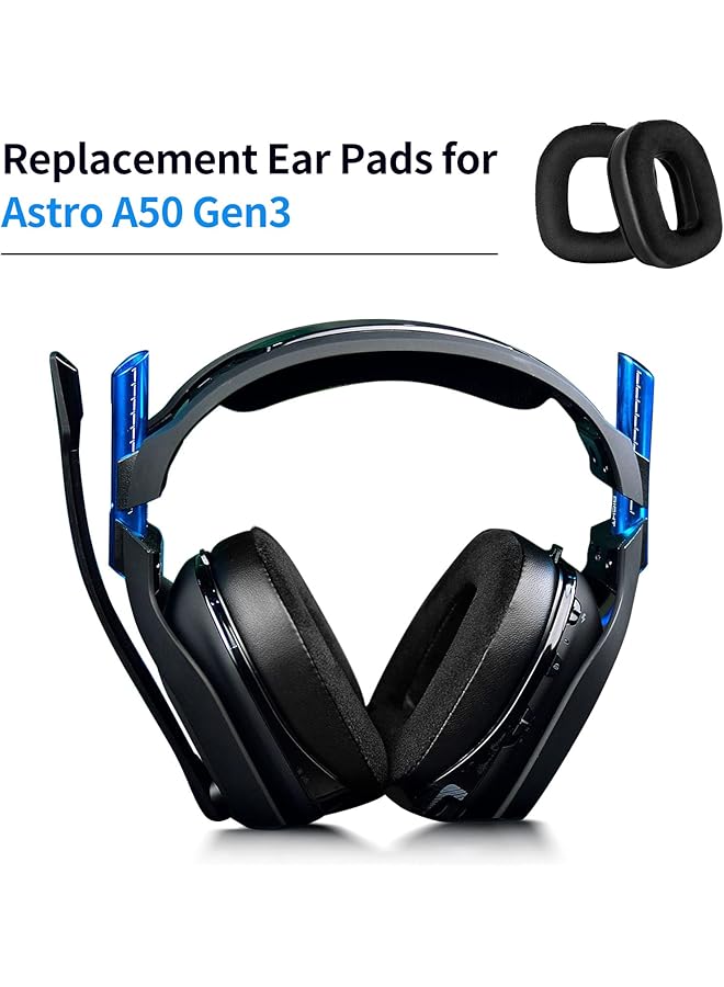 erorex Earpads Replacement For Astro A50 Gen3 Headset A50 Accessories Ear Cushion Ear Cups Leather&Flannel Earpad - Image 2